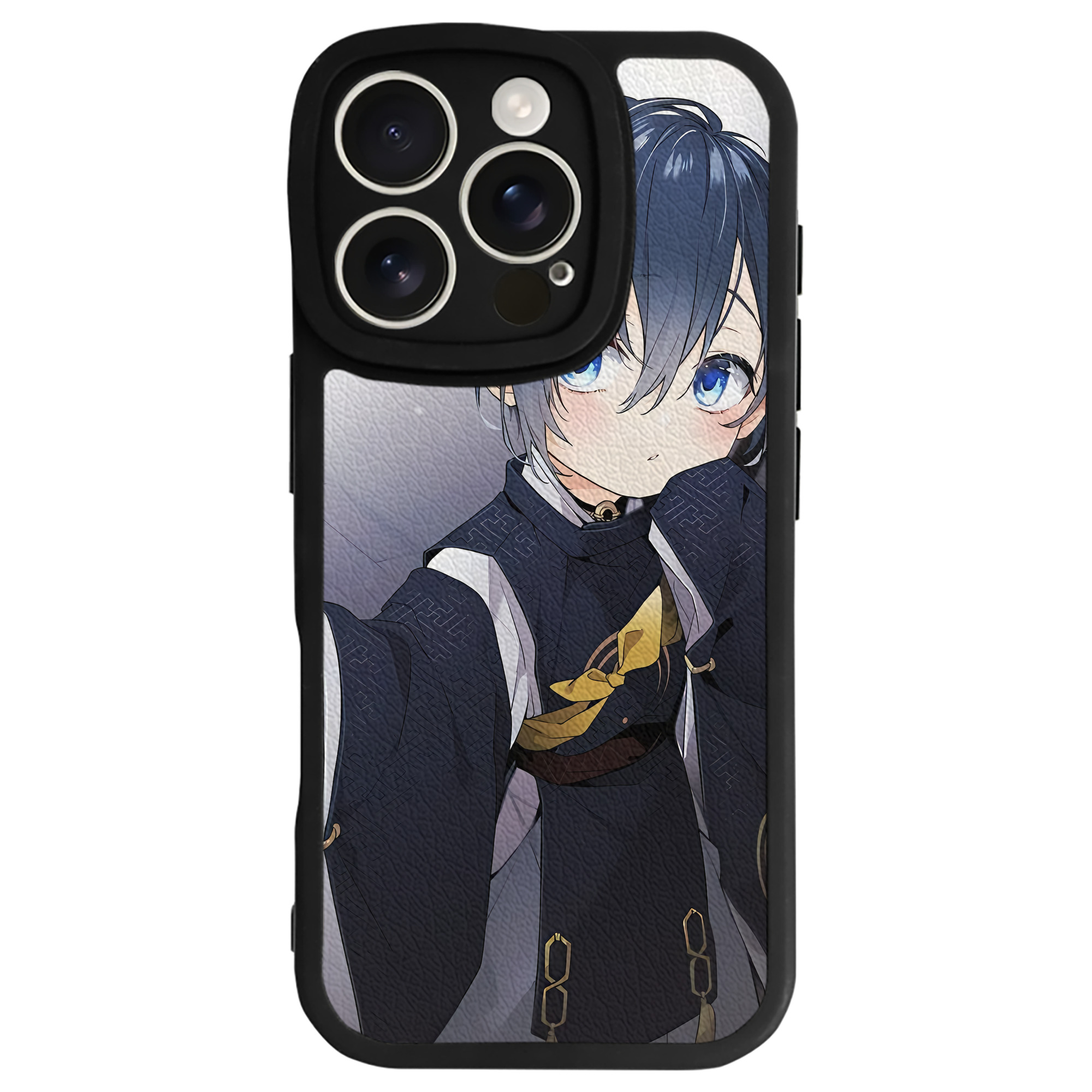 （画像用） 刀剣乱舞 Touken Ranbu 【iPhone 16シリーズ対応】シリコンスマホケース（レザー調） 材質：シリコン